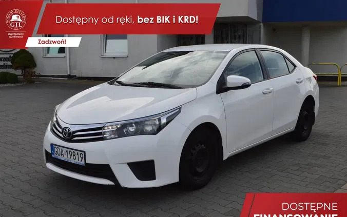 pomorskie Toyota Corolla cena 23900 przebieg: 323784, rok produkcji 2015 z Gniew